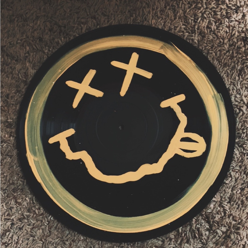 Nirvana Handpainted Vinyl Art Painting